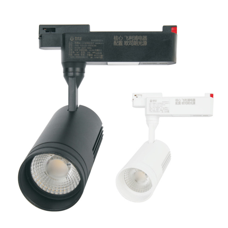 Éclairage sur rail LED COB